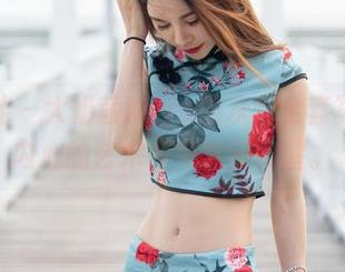 魅妍社 – 大奶昔Kyra的灰丝全套写真，内心的艺术家突然被唤醒。